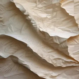 wrinkled paper overlay