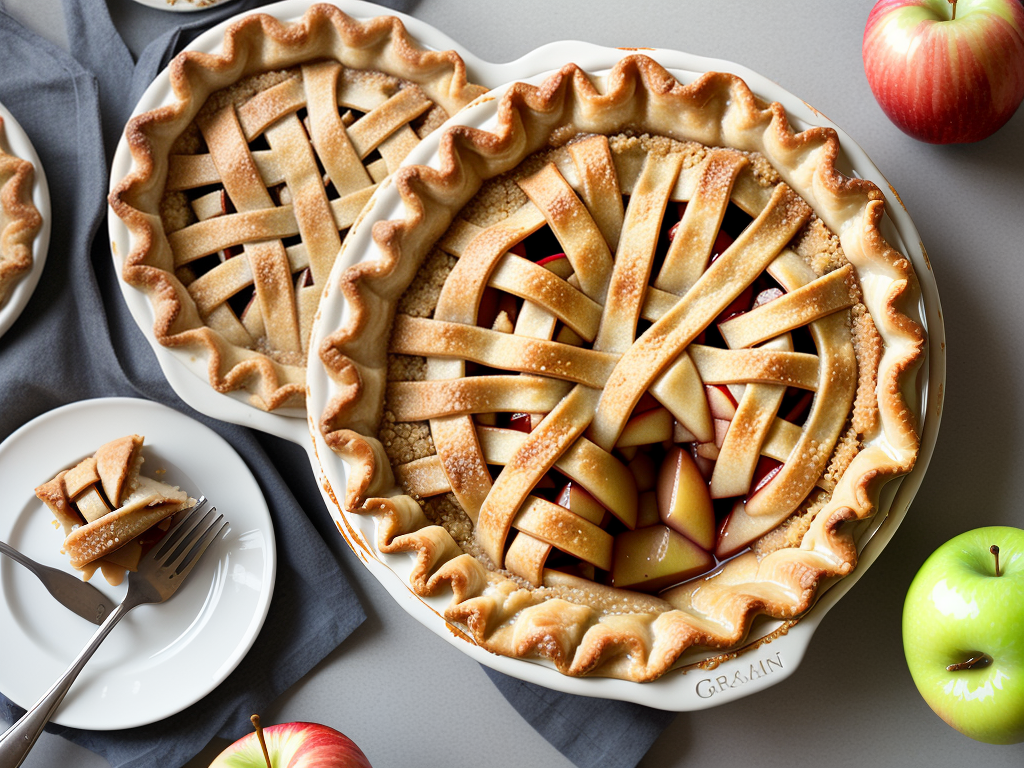 apple pie with graham crust