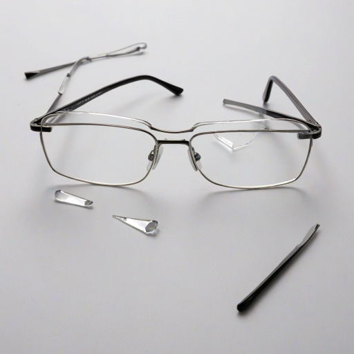 broken glasses png