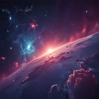 space wallpaper phone