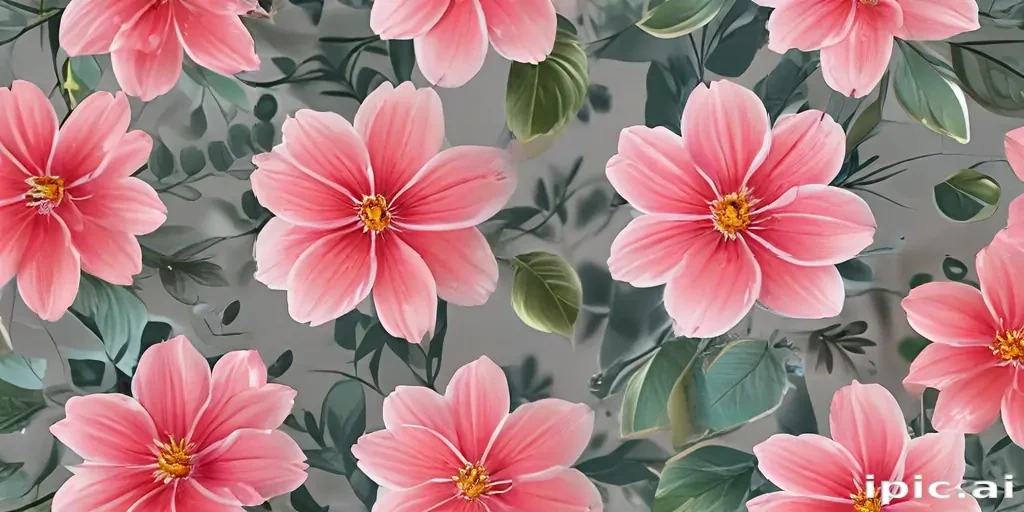 transparent flower background