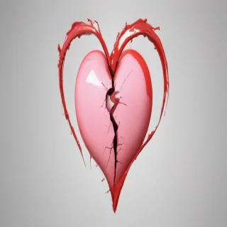 broken heart transparent
