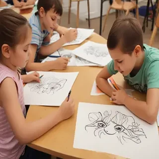 kids drawing