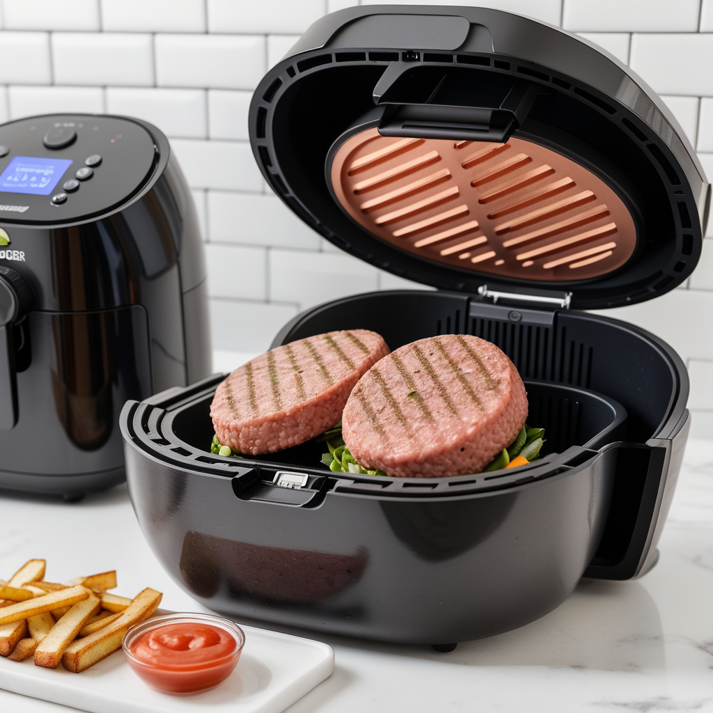 frozen beyond burger air fryer