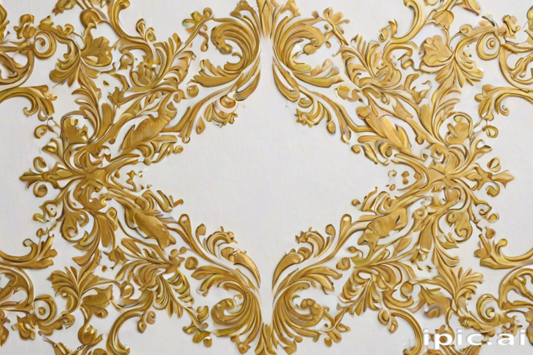 white & gold background