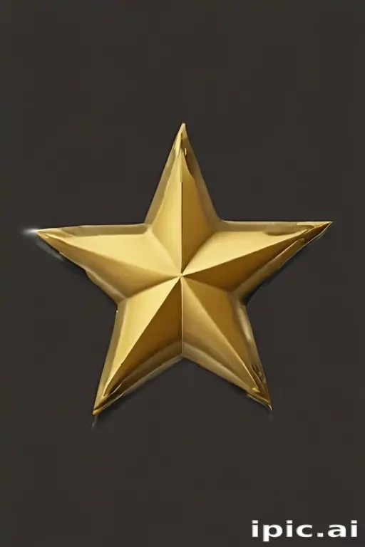 gold star sticker png