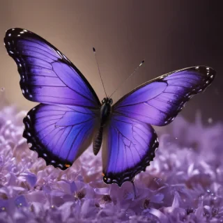 purple butterflies wallpaper