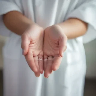 hospital patient hand pic
