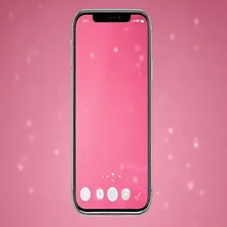 pink home screen