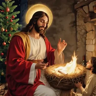 merry christmas jesus images