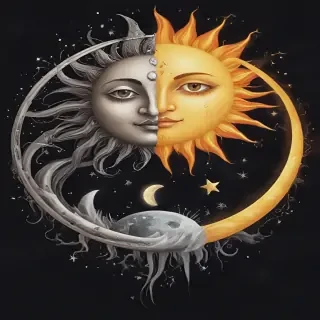 sun and moon