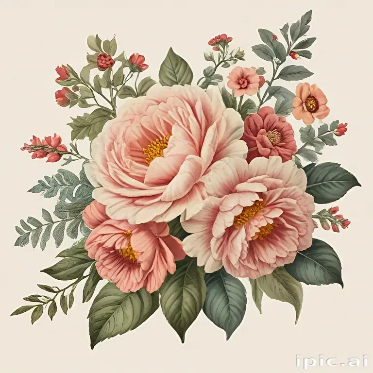 vintage flowers png