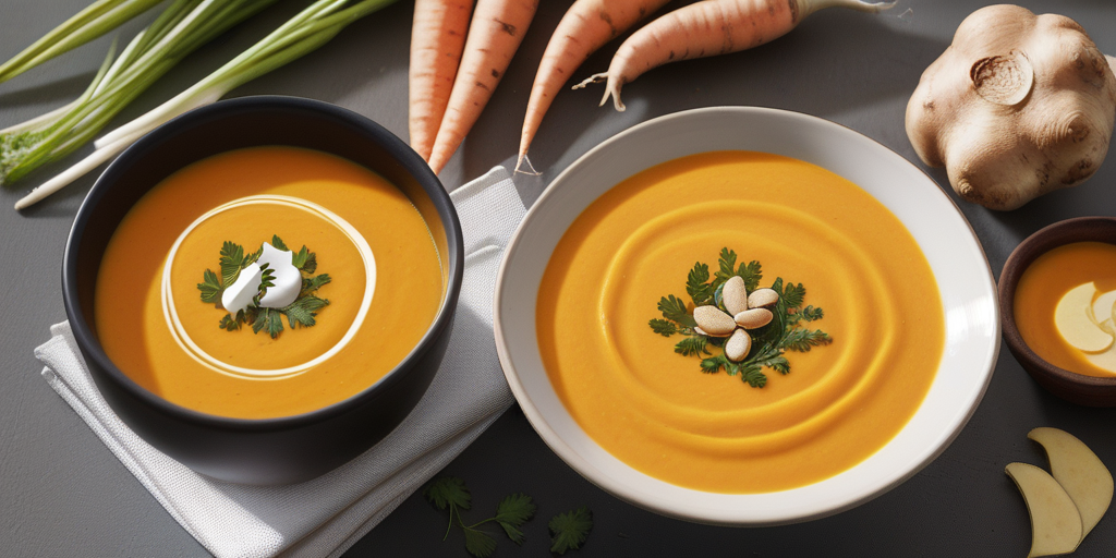 sweet potato carrot ginger soup
