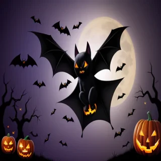 halloween bats images