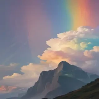 rainbow pastel