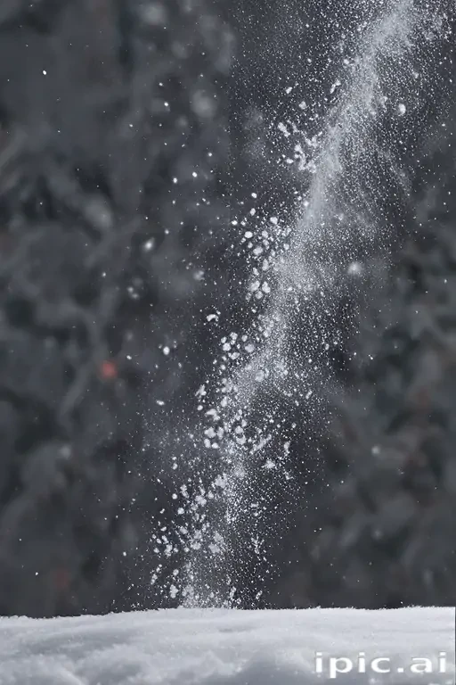 snow falling png