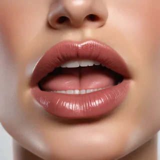 glossy lips png