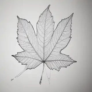 leaf doodle