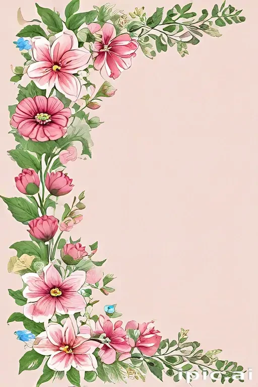clipart borders flowers
