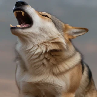 wolf howl png
