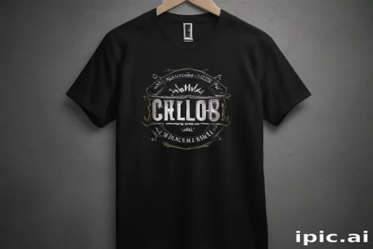 black t shirt mockup free