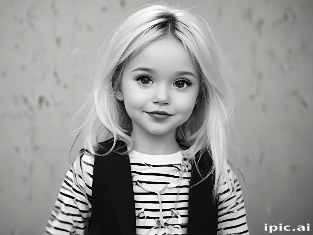 black and white cute