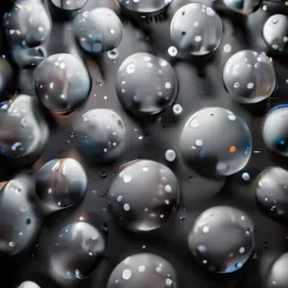 polka dots transparent