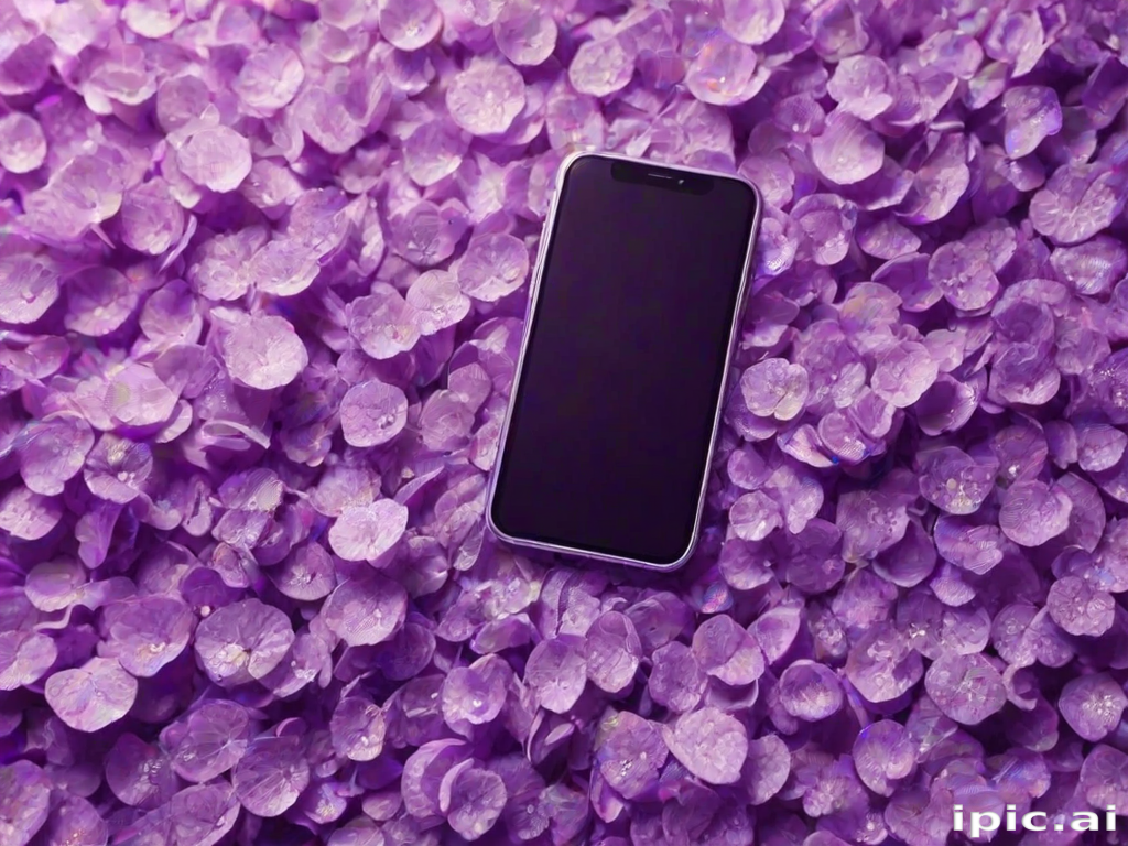 purple iphone wallpaper aesthetic