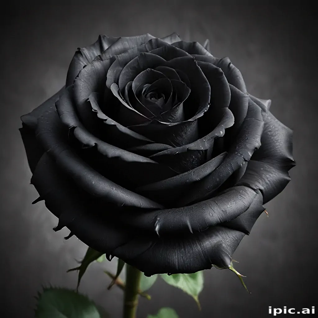 black rose picture