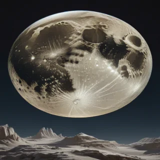 vintage moon art