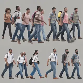 people walk png