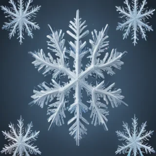 snowflake clipart free