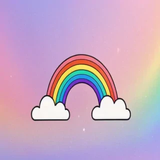 aesthetic rainbow wallpaper