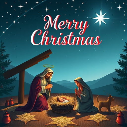 merry christmas nativity images free