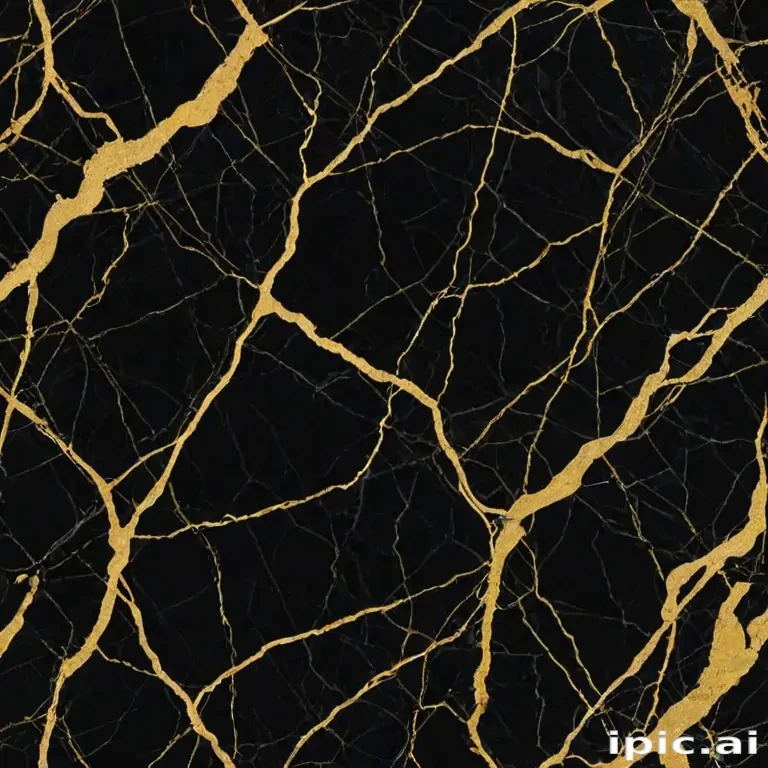 black and gold marble