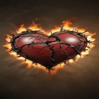 broken heart background