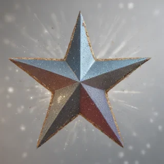 glitter star png