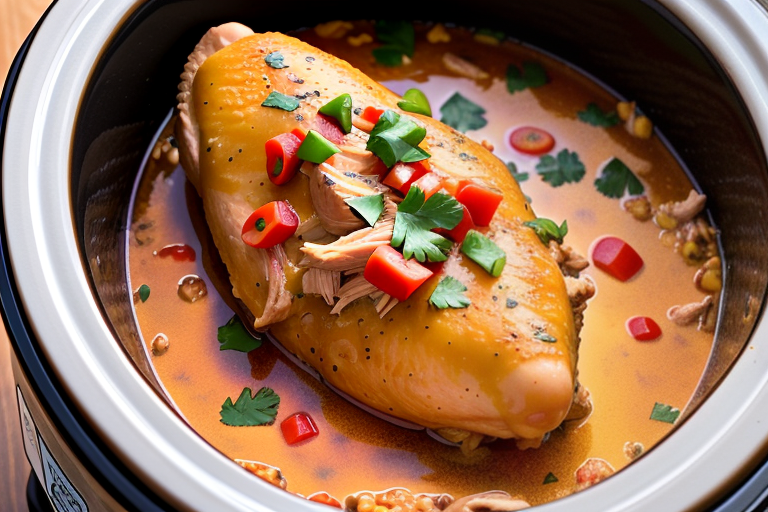 crock pot chicken with rotel