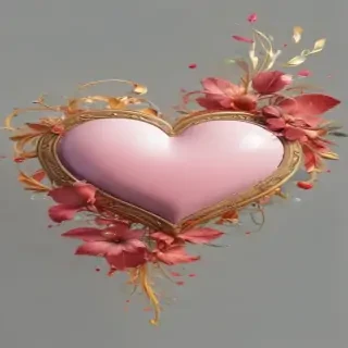heart border png aesthetic