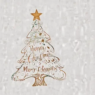 transparent merry christmas