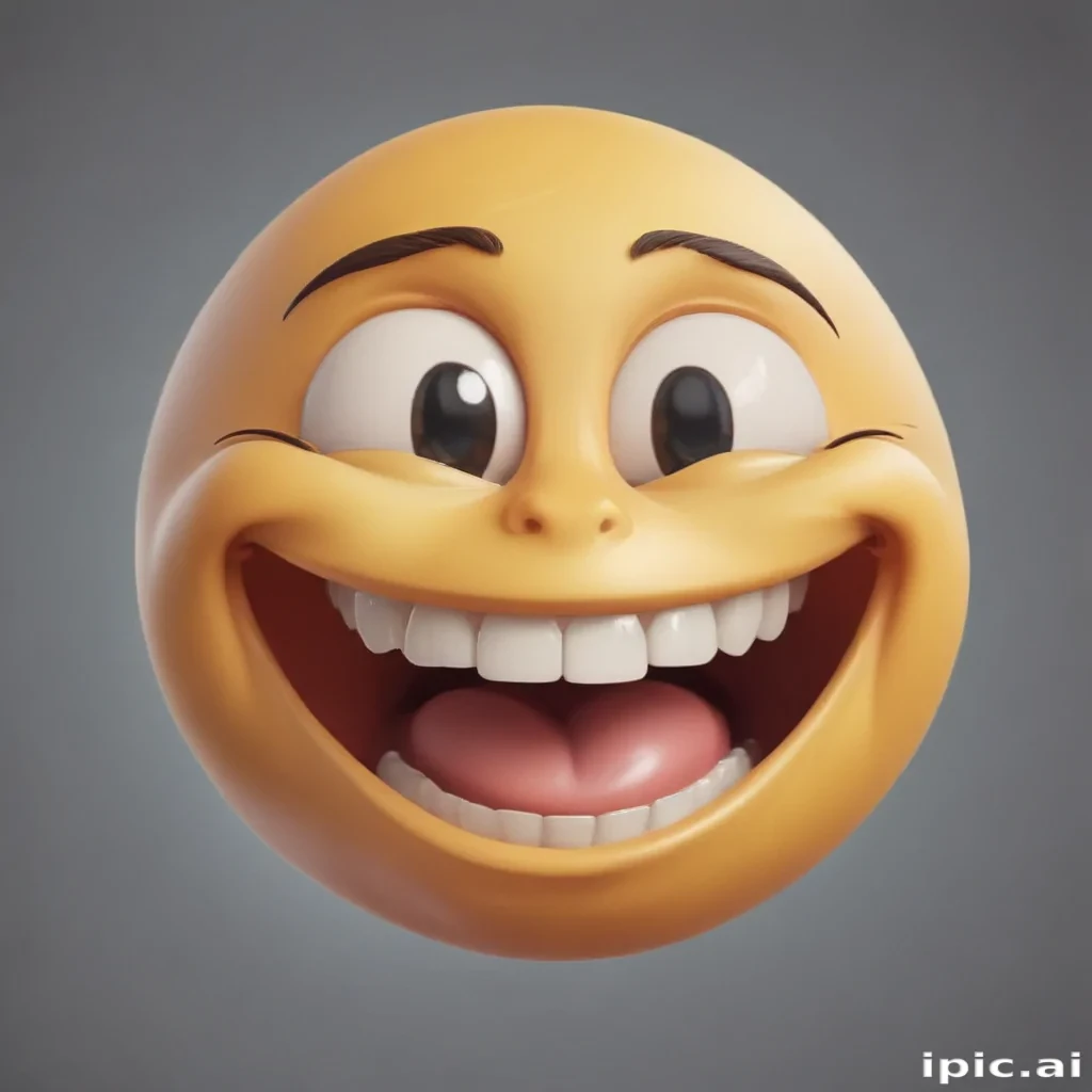 transparent laughing emoji