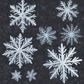 transparent snowflakes png