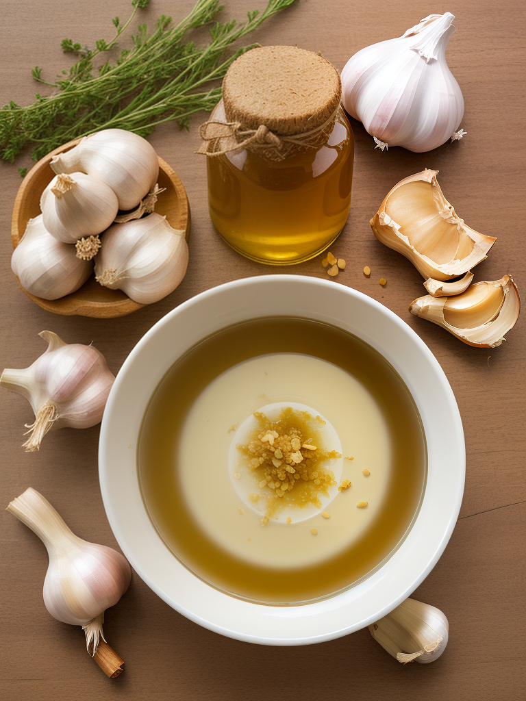 garlic and honey and ginger