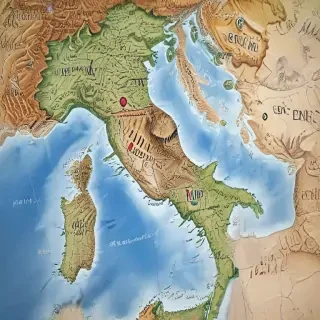 map of italy