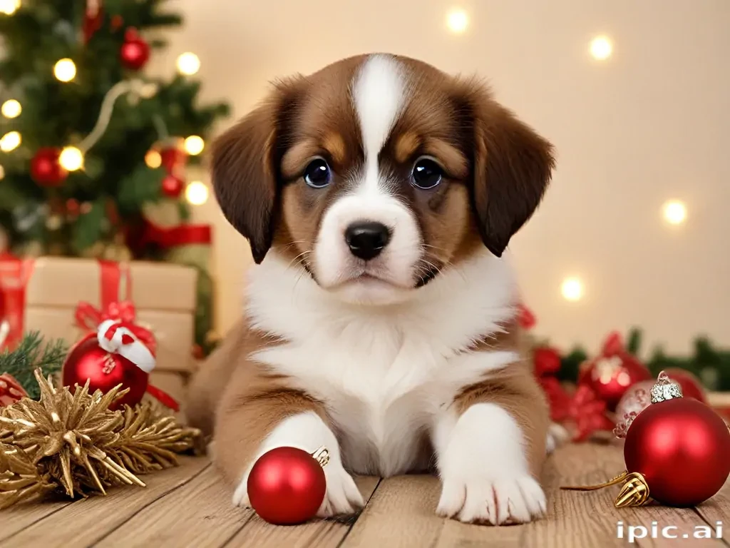 christmas puppy backgrounds