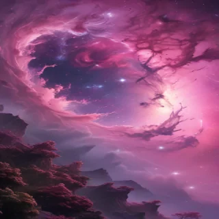 pink galaxy wallpaper