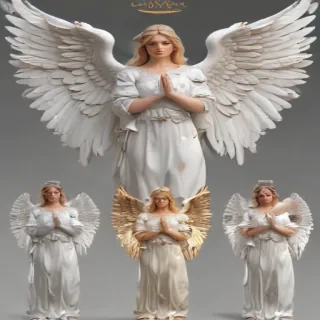clipart of angels with wings