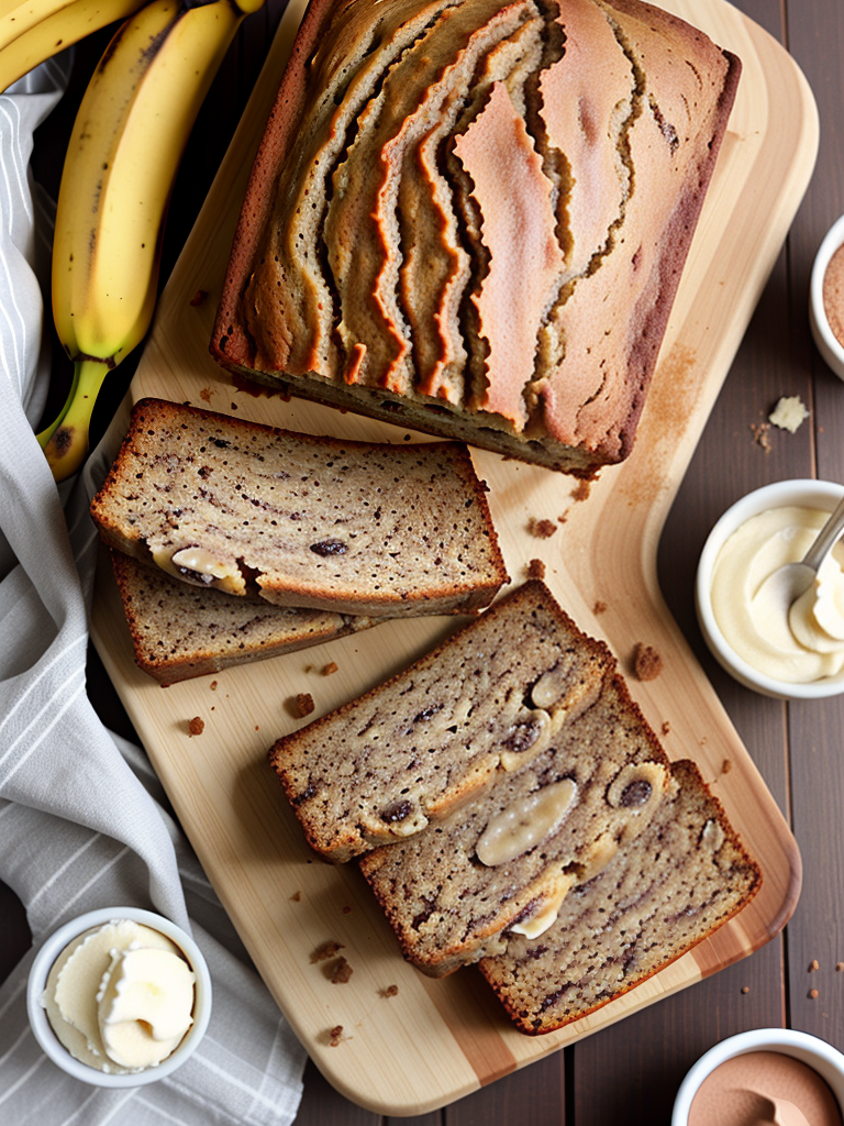 banana bread made with pancake mix