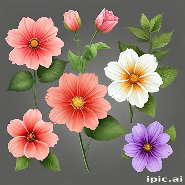 flower clipart transparent background