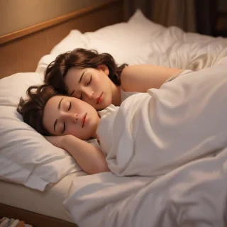 sleeping in cartoons